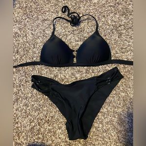 black bikini